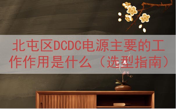 北屯区DCDC电源的工作作用是什么（选型指南）