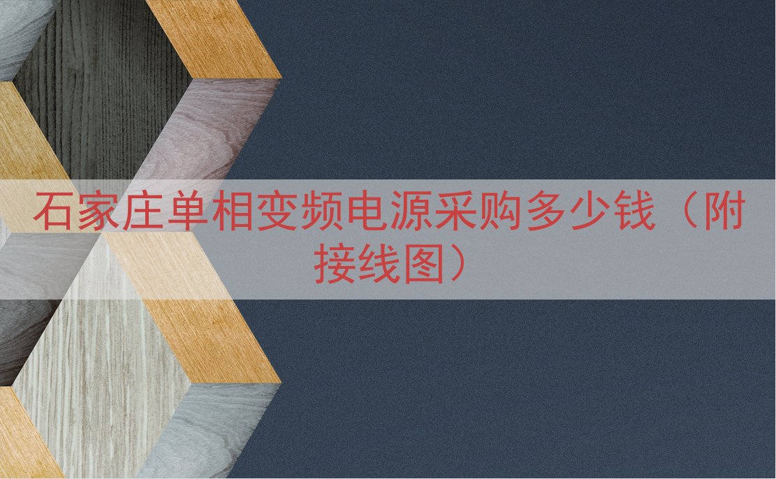 石家庄单相变频电源采购多少钱（附接线图）